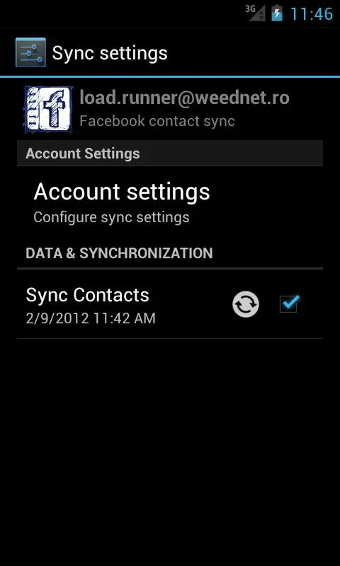 UberSync for Facebook スクリーンショット
