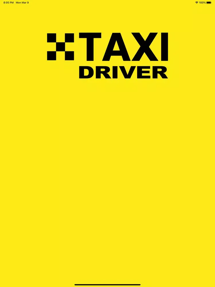 Ảnh chụp màn hình của xTaxi Go Driver iPad 