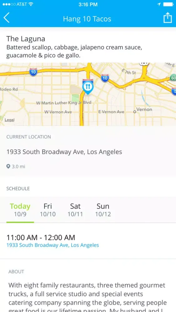Roaming Hunger Food Truck Finder Screenshots