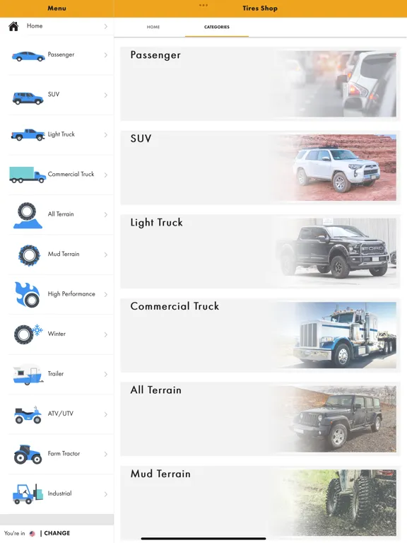 تصاویر Tires Shop: Buy New Tires iPad 