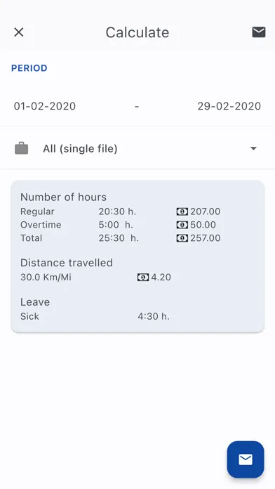 ภาพหน้าจอของ Timesheet - Access anywhere