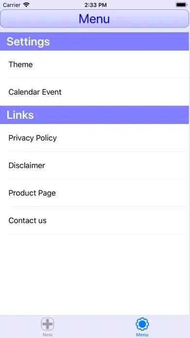 Calendar Counter Screenshots