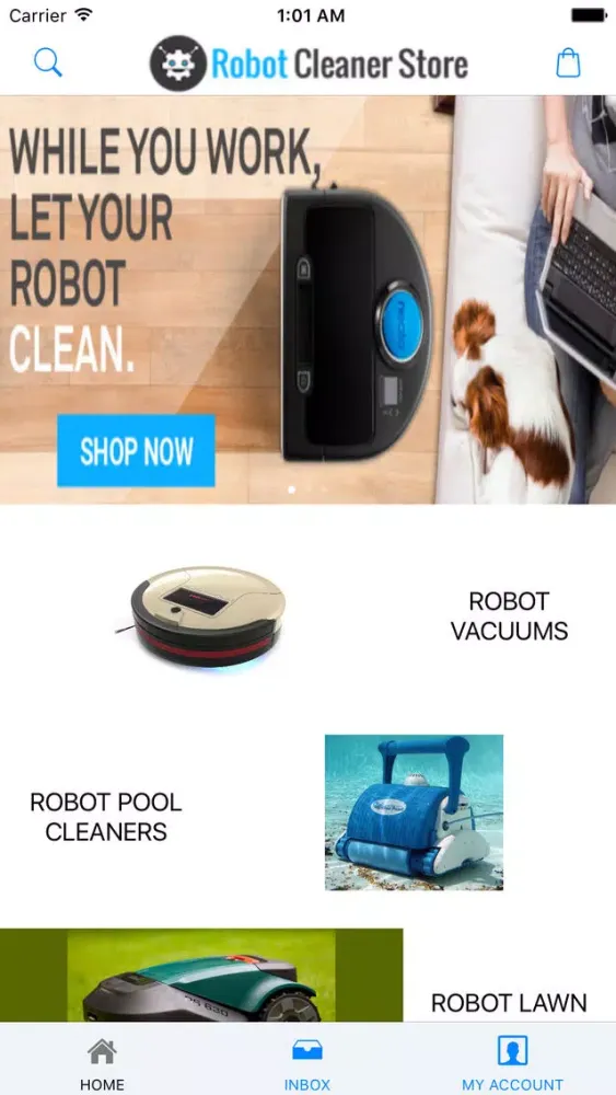 Robot Cleaner Store Screenshots