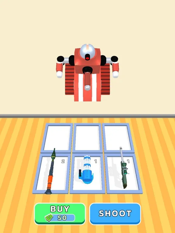 Captures d'écran de Robot Shooting Wars iPad 