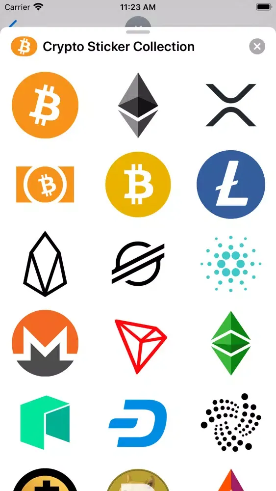 Capturas de pantalla de Crypto Sticker Collection