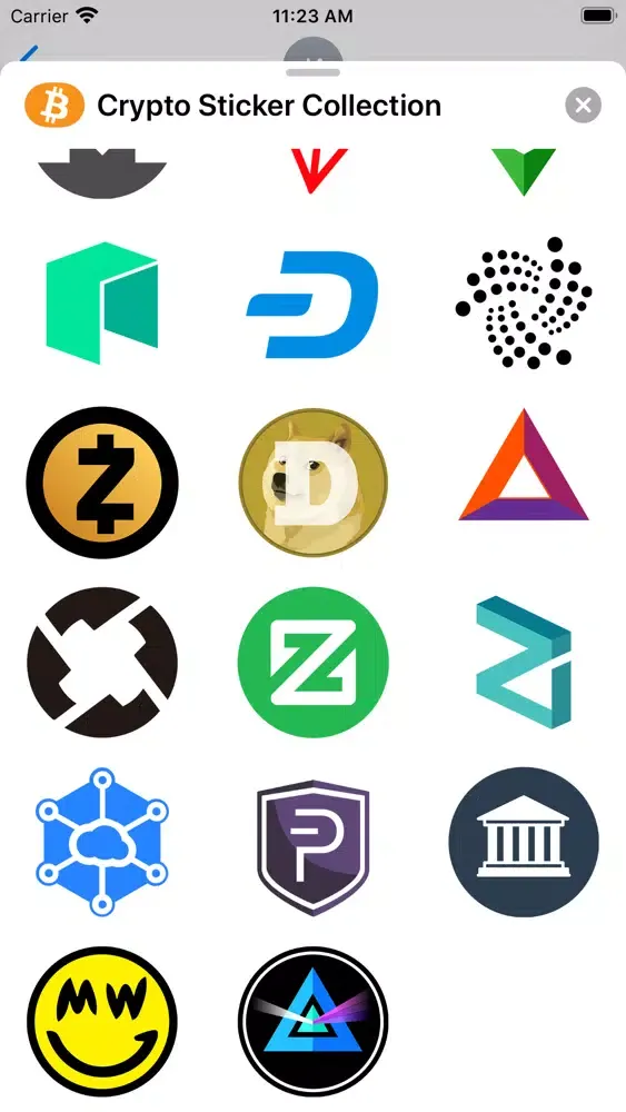 Capturas de pantalla de Crypto Sticker Collection