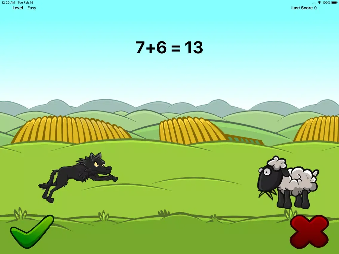 Zrzuty ekranu Math: Wolf and Sheep iPad 