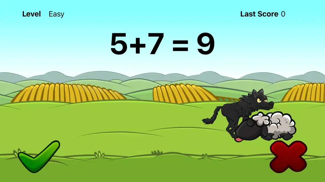 Zrzuty ekranu Math: Wolf and Sheep