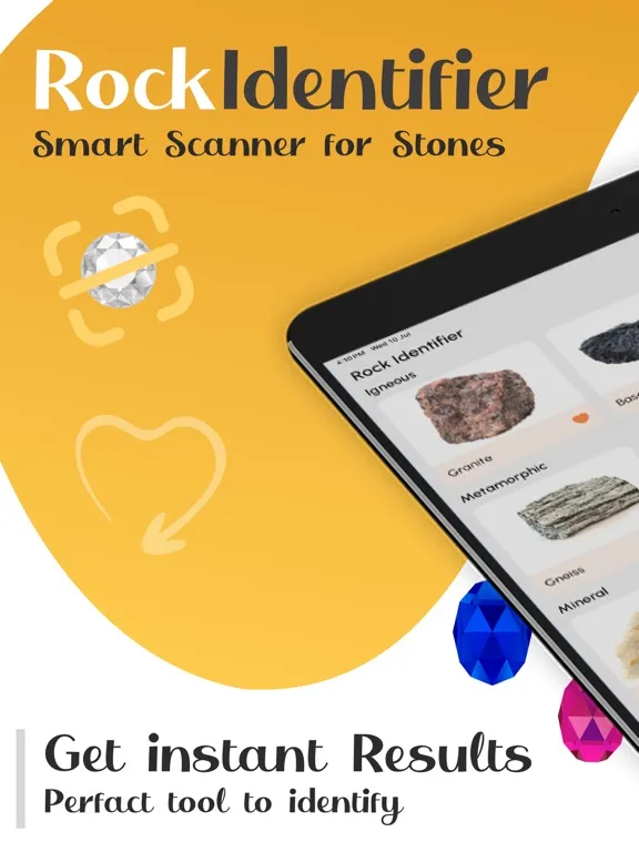 Rock Identifier, Dimond Finder iPad 应用截图