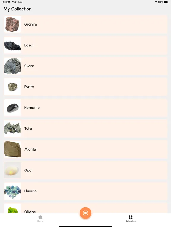 Rock Identifier, Dimond Finder iPad 应用截图