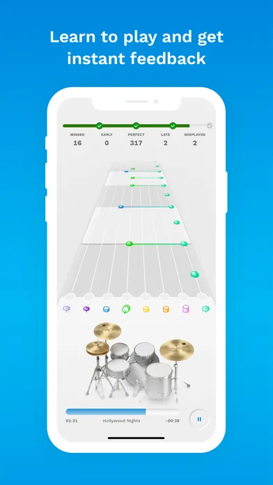 Freedrum Studio: Drum Lessons スクリーンショット