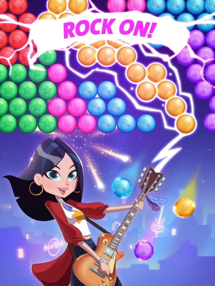 تصاویر Hard Rock Bubble Shooter iPad 