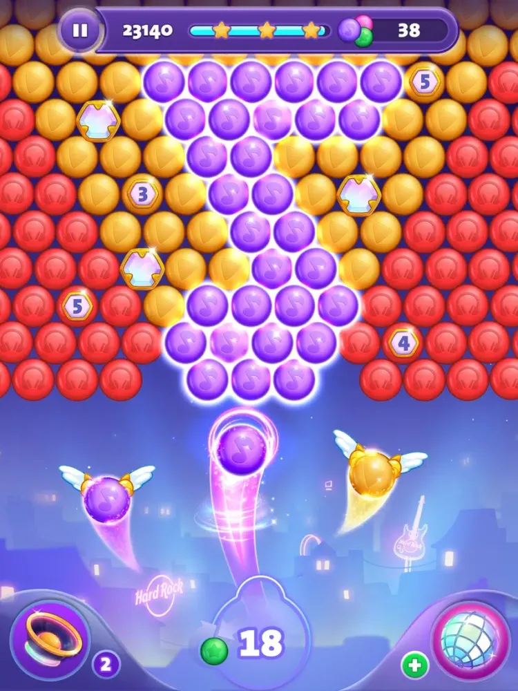 تصاویر Hard Rock Bubble Shooter iPad 