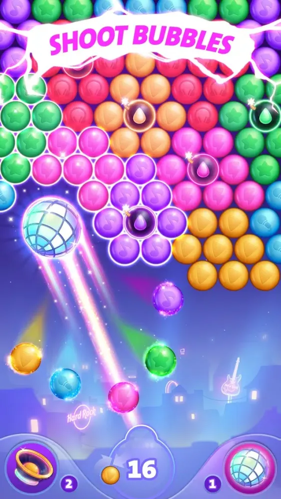 تصاویر Hard Rock Bubble Shooter