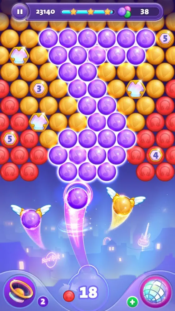 تصاویر Hard Rock Bubble Shooter