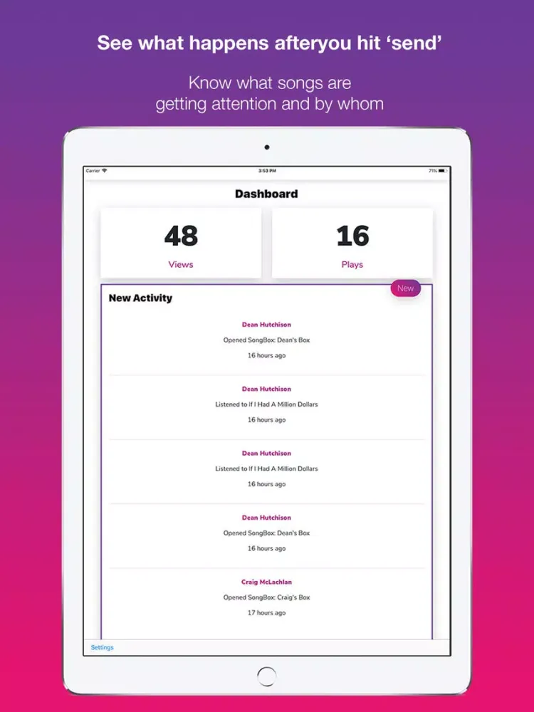 SongBox iPad  Screenshots