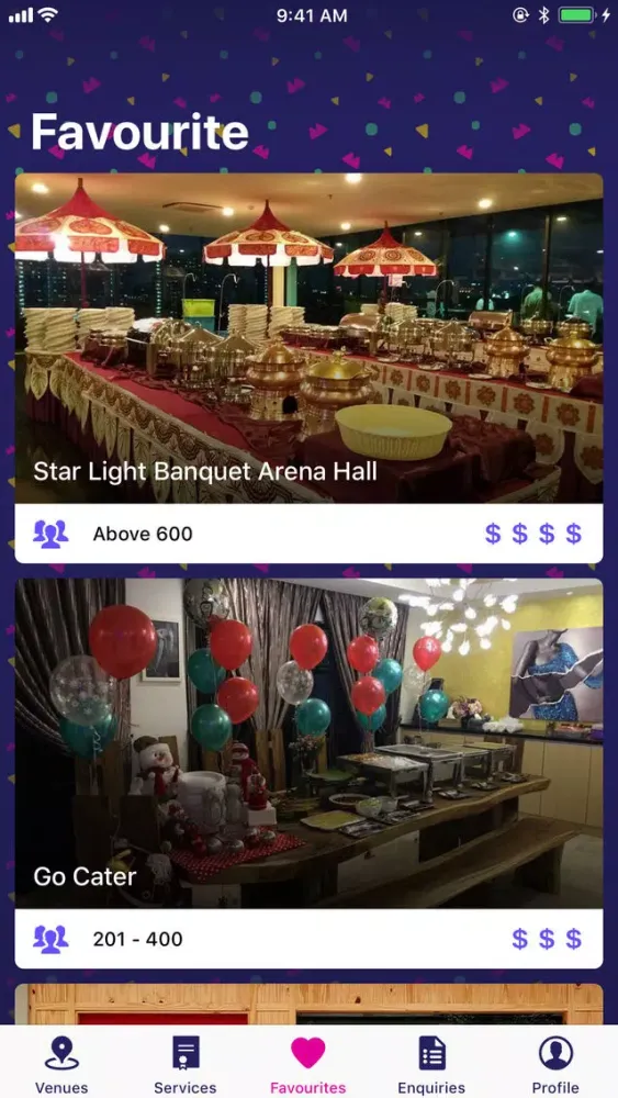 VMO - Book Event Spaces Screenshots