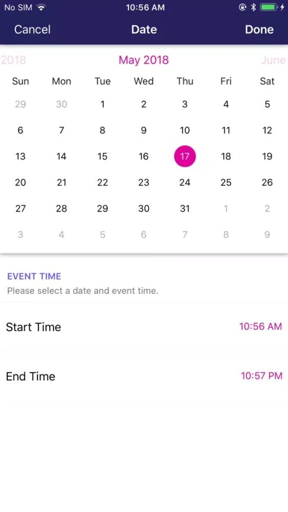 VMO - Book Event Spaces Screenshots
