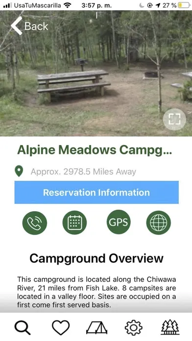 Capturas de pantalla de Rocky Mountain Recreation App