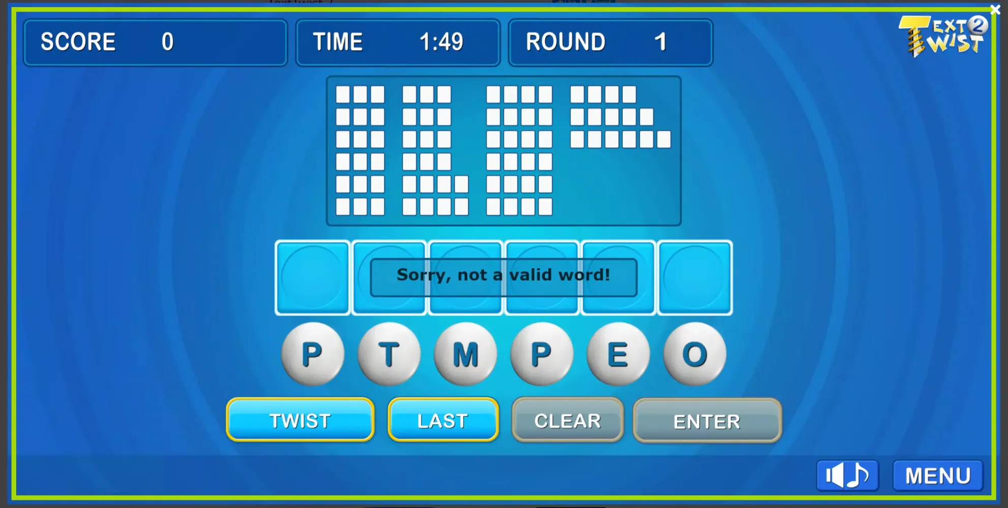 Text twist classic words سکرین شاٹس