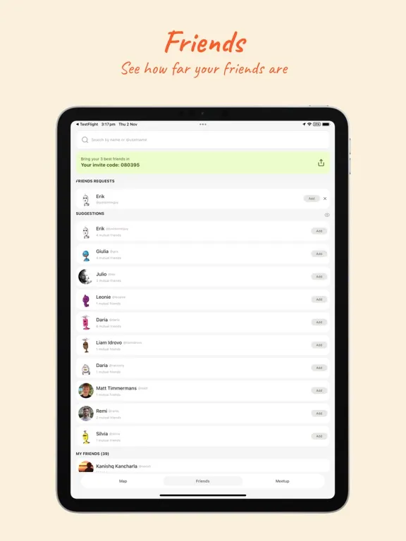 Ảnh chụp màn hình của roger-roger iPad 