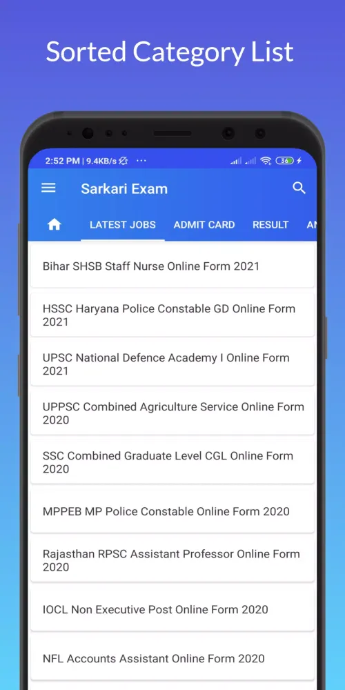 Rojgar Ujala : Sarkari Exam, S Screenshots