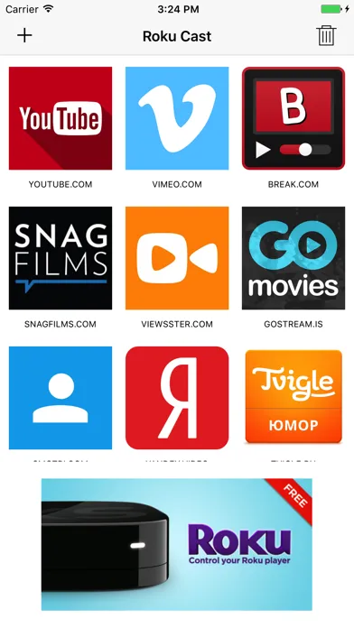 Capturas de pantalla de Video Casting for Roku Device