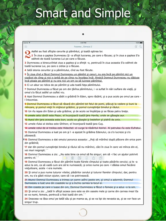 Biblia Cornilescu - Română iPad Screenshots