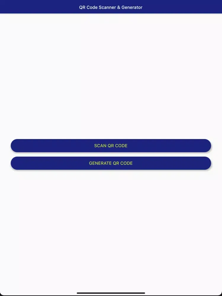 صور QR Code Scan And Generate iPad 