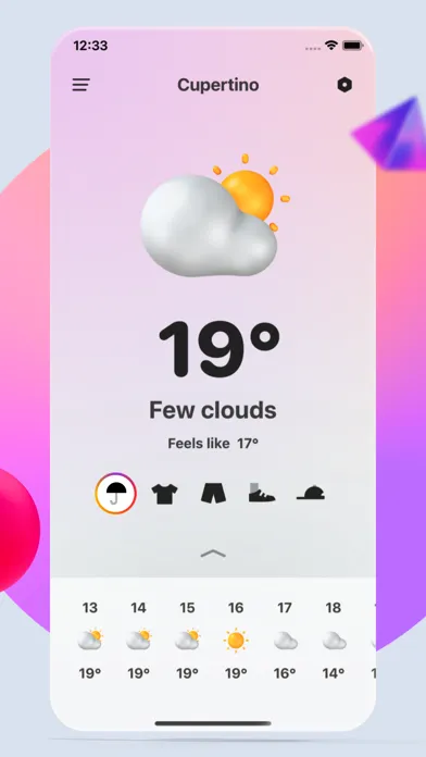 Capturas de tela do Dress Weather—Clothes forecast