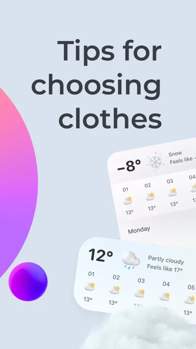 Capturas de tela do Dress Weather—Clothes forecast