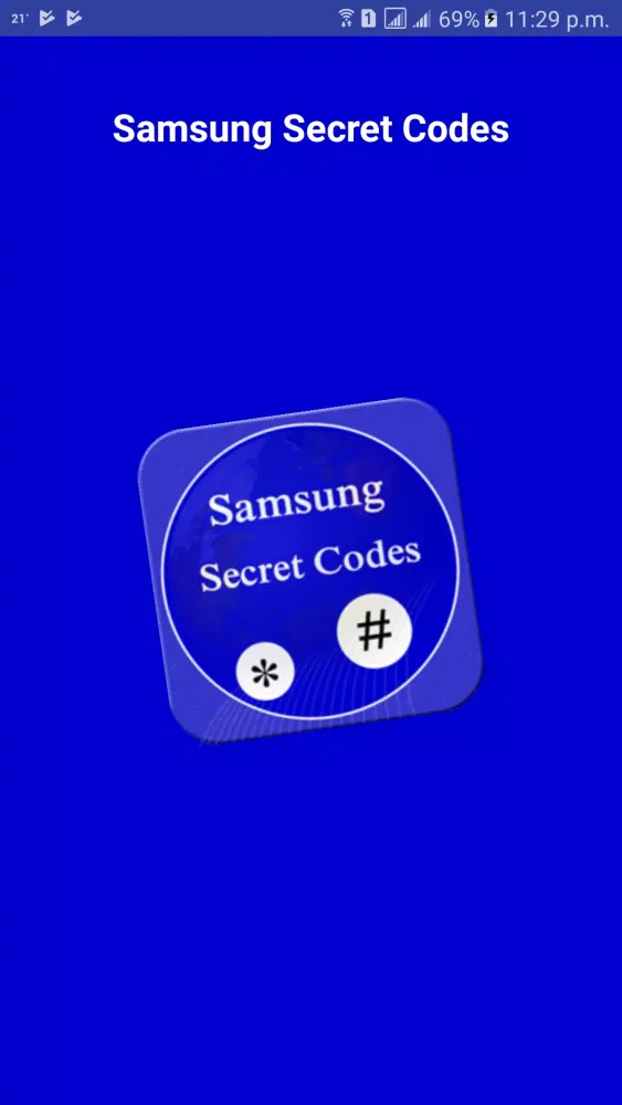 Samsung Secret Codes Screenshots