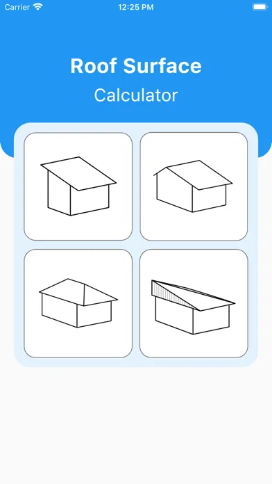 Ảnh chụp màn hình của Roof Surface Calculator