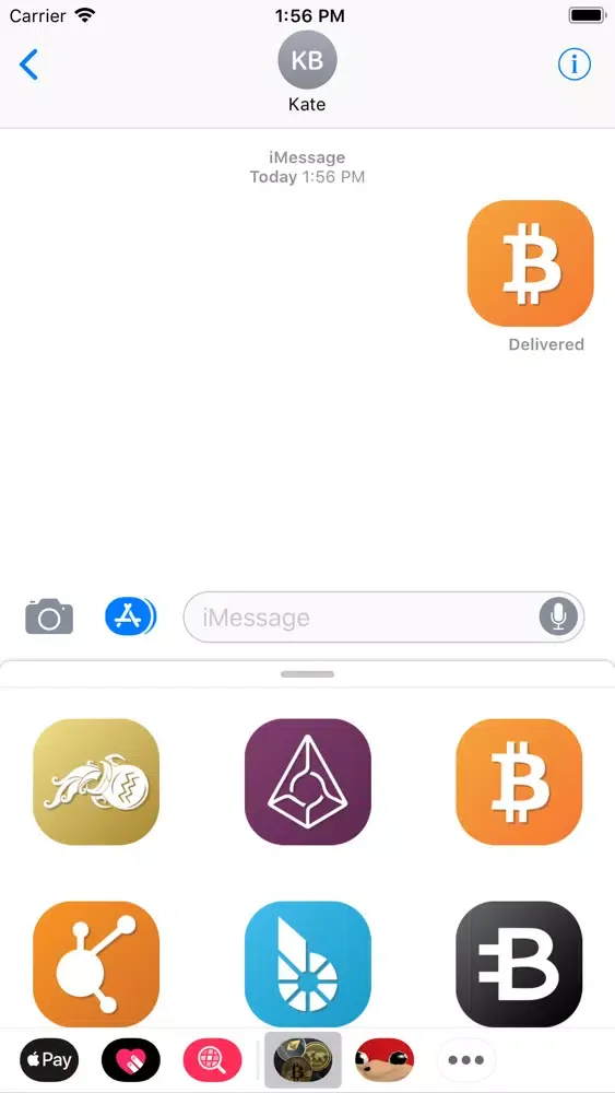 Ảnh chụp màn hình của The Crypto Sticker