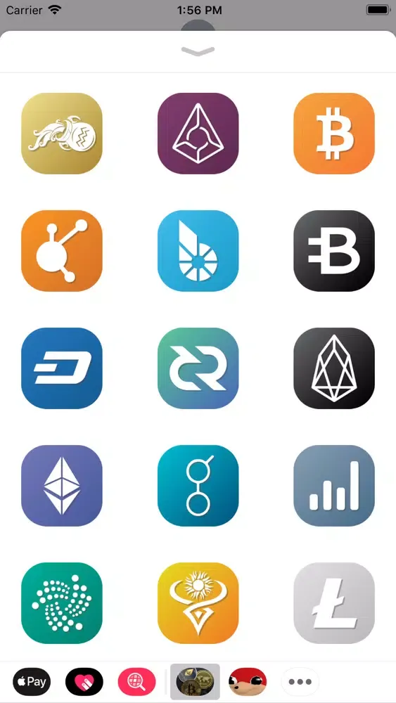 Ảnh chụp màn hình của The Crypto Sticker
