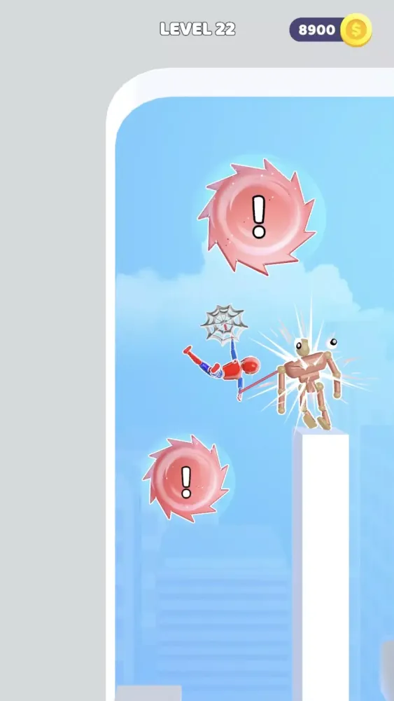 Miami Rope Hero Swing Screenshots