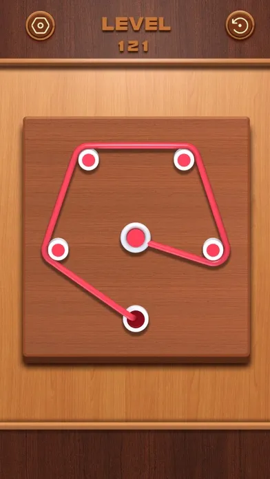 ภาพหน้าจอของ Rope Puzzle: Puppy Town