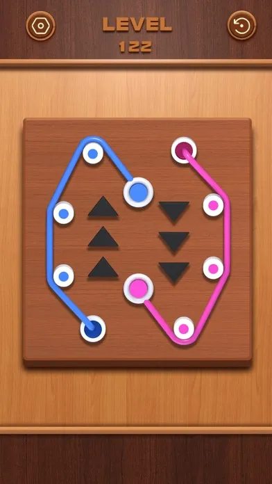 ภาพหน้าจอของ Rope Puzzle: Puppy Town