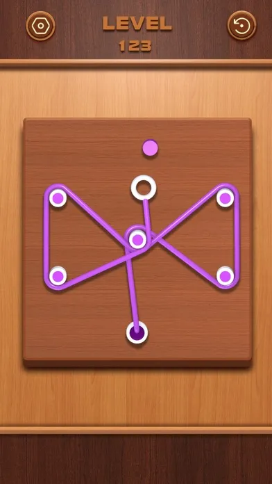 ภาพหน้าจอของ Rope Puzzle: Puppy Town