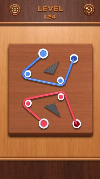 ภาพหน้าจอของ Rope Puzzle: Puppy Town