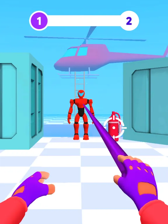 Capturas de pantalla de Ropy Hero 3D: Super Action iPad 