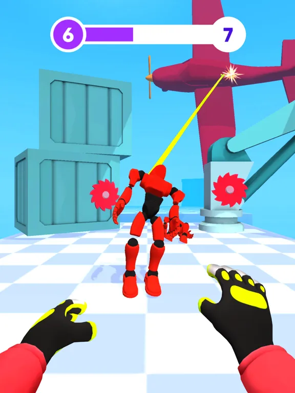 Capturas de pantalla de Ropy Hero 3D: Super Action iPad 