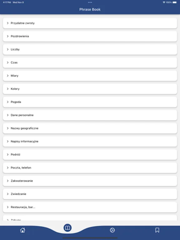 Rozmówki Polsko Angielskie iPad  스크린샷