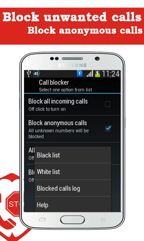 Call Blocker Blacklist Contact Screenshots