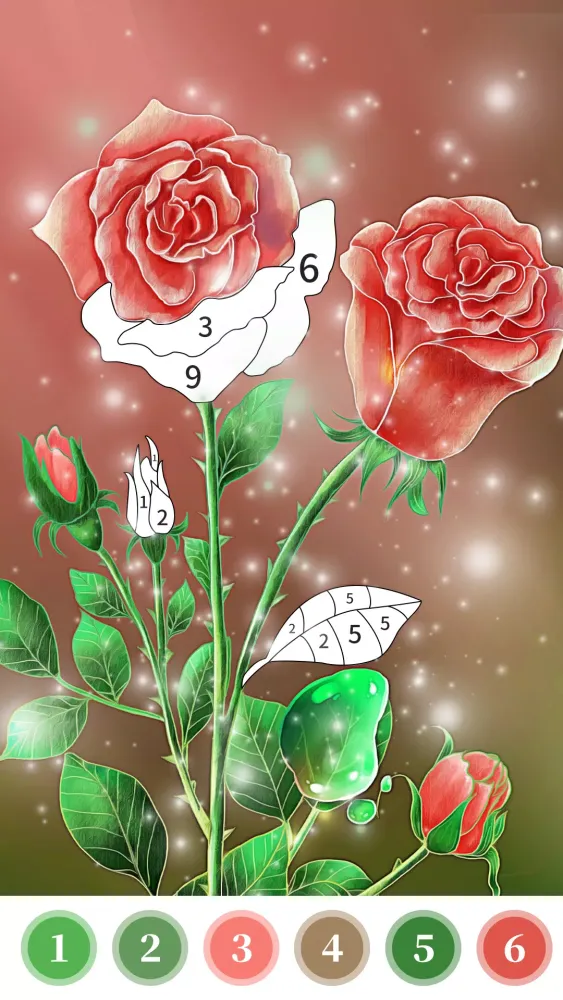 Rose Coloring Book 스크린샷