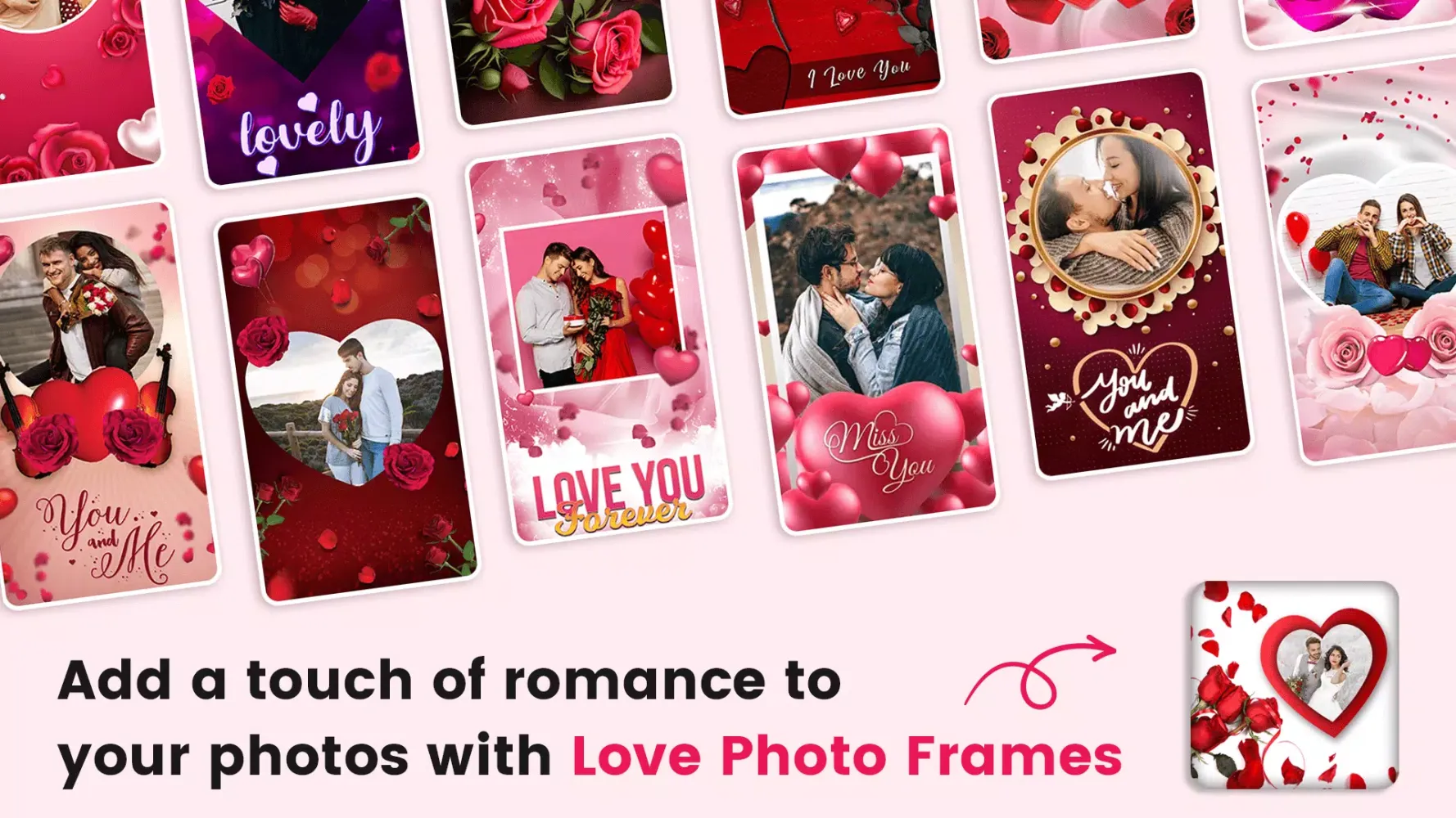Ảnh chụp màn hình của Love Photo Frames