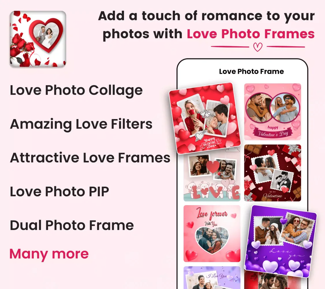Ảnh chụp màn hình của Love Photo Frames