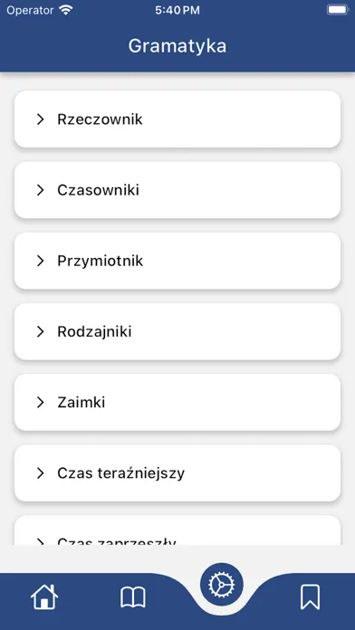 Tangkapan layar Rozmówki polsko-hiszpańskie