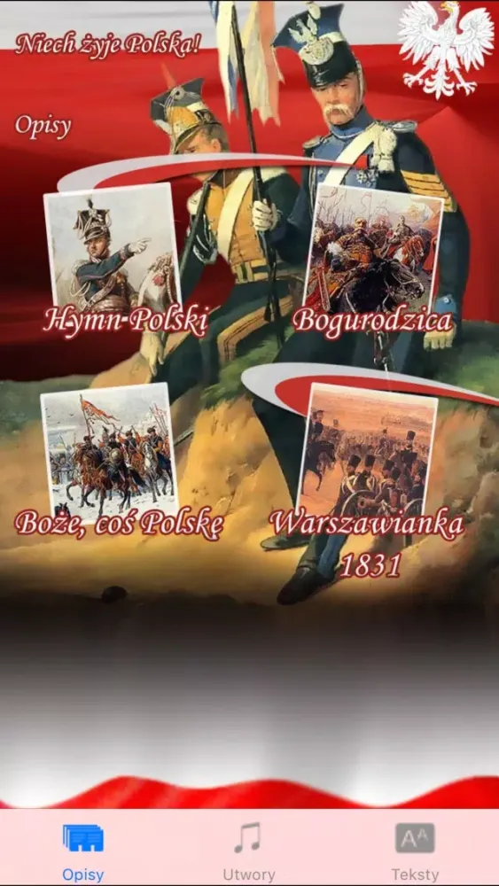Tangkapan layar Polska Muzyka Patriotyczna i Wojskowa