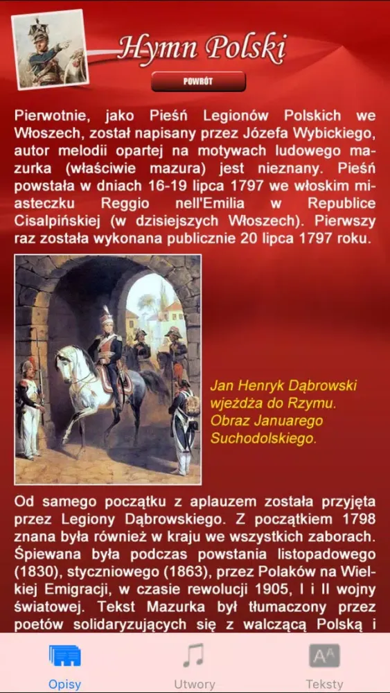 Tangkapan layar Polska Muzyka Patriotyczna i Wojskowa